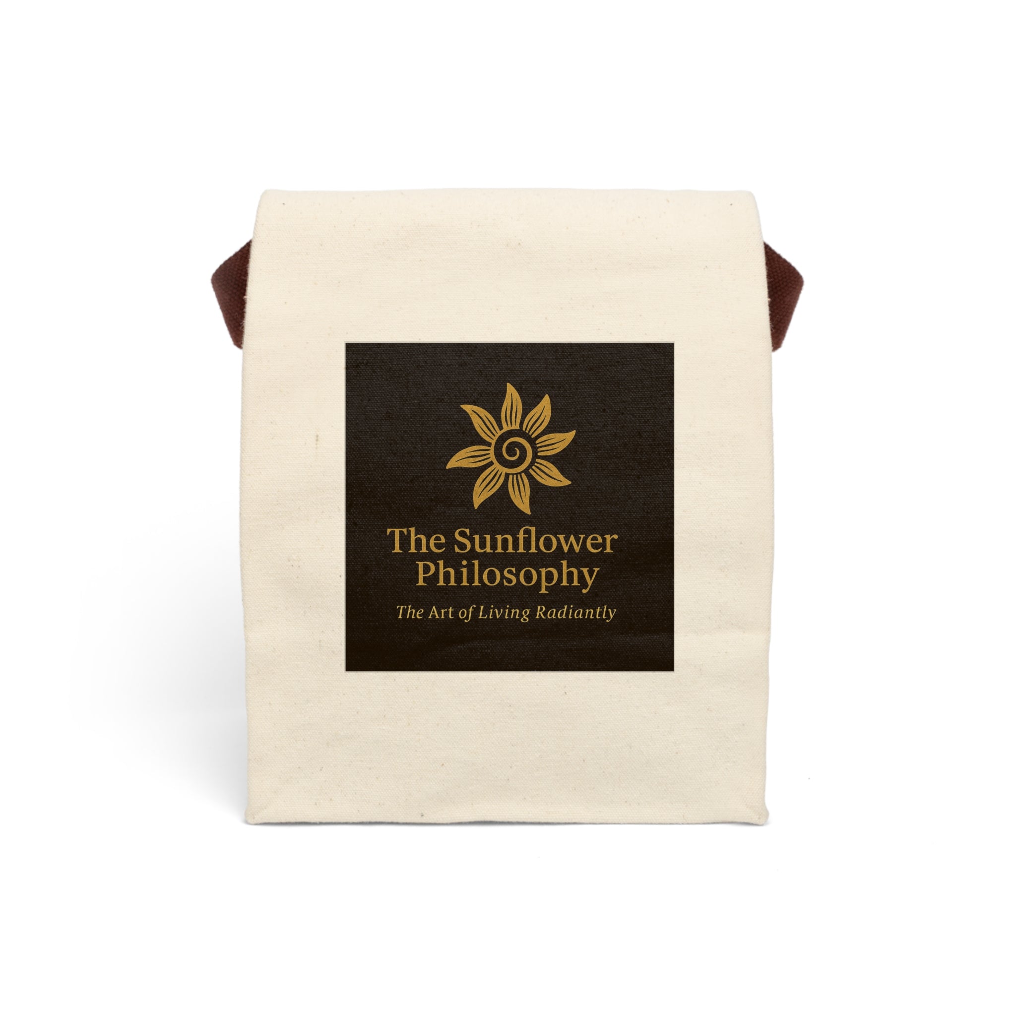 Eco-Friendly Canvas Lunch Bag - The Sunflower Philosophy Design