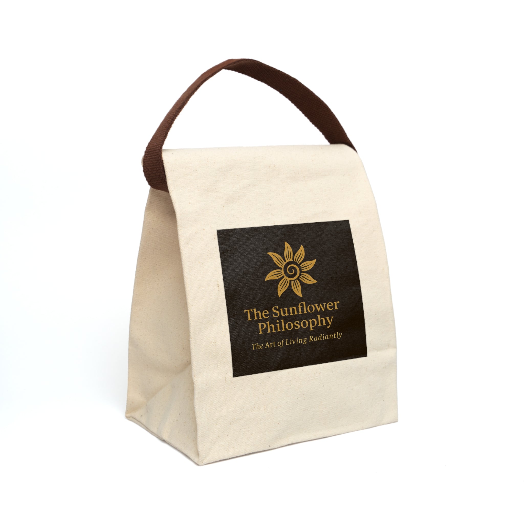 Eco-Friendly Canvas Lunch Bag - The Sunflower Philosophy Design