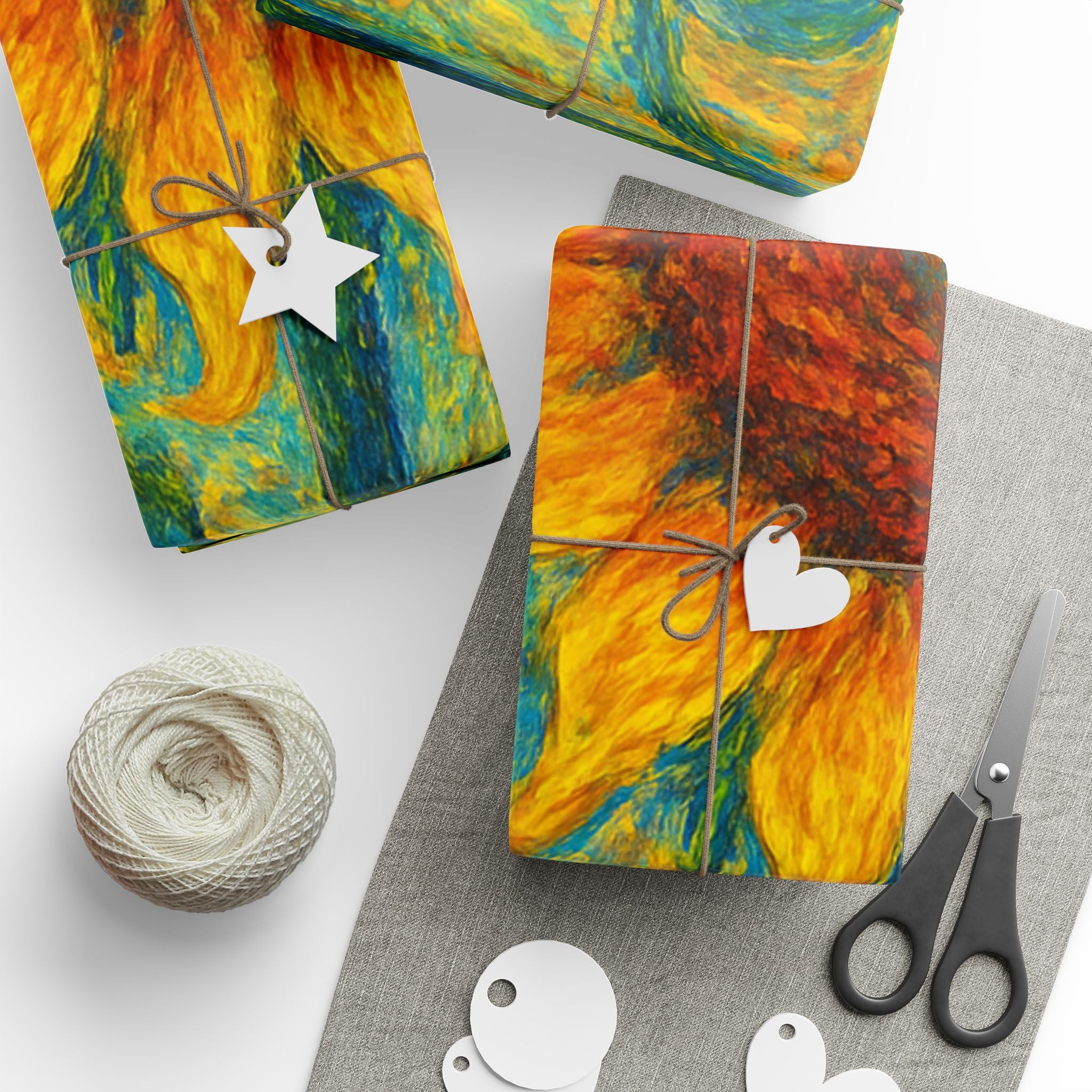 Vibrant Sunflower Wrapping Paper