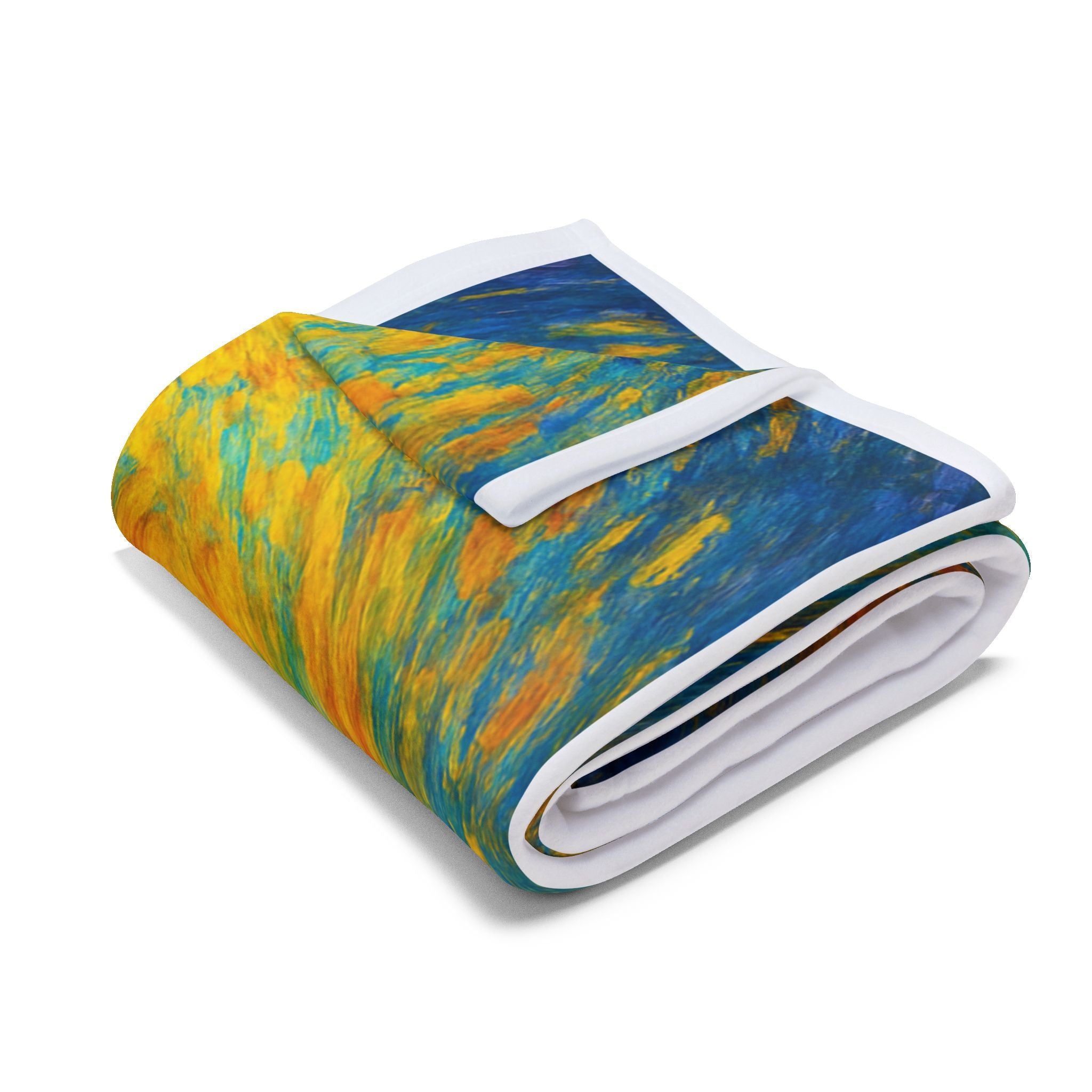 Sunflower Fleece Blanket, Cozy Throw for Home Decor, Gift for Nature Lovers, Birthday, Cozy Nights, Inspirational Art