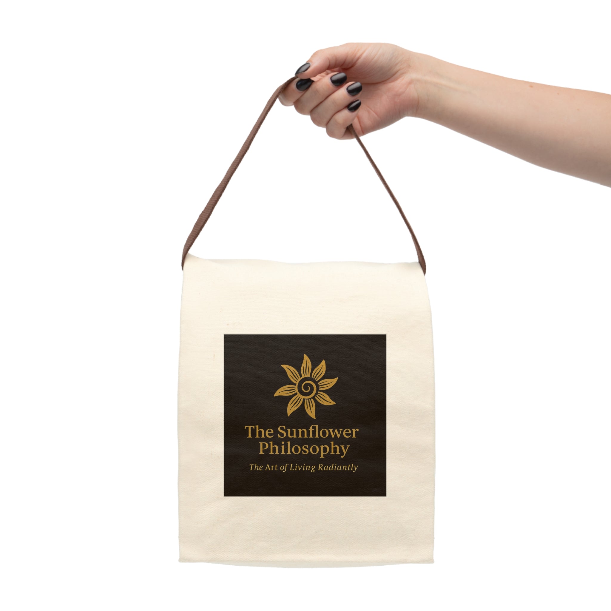 Eco-Friendly Canvas Lunch Bag - The Sunflower Philosophy Design