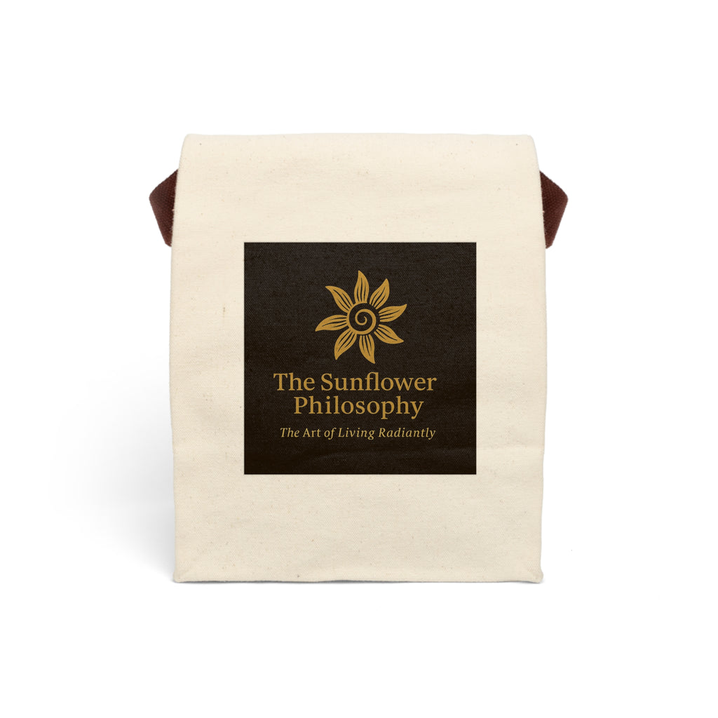 Eco-Friendly Canvas Lunch Bag - The Sunflower Philosophy Design